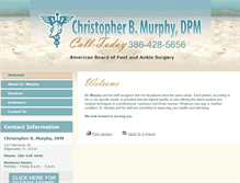 Tablet Screenshot of podiatristedgewaterfl.com